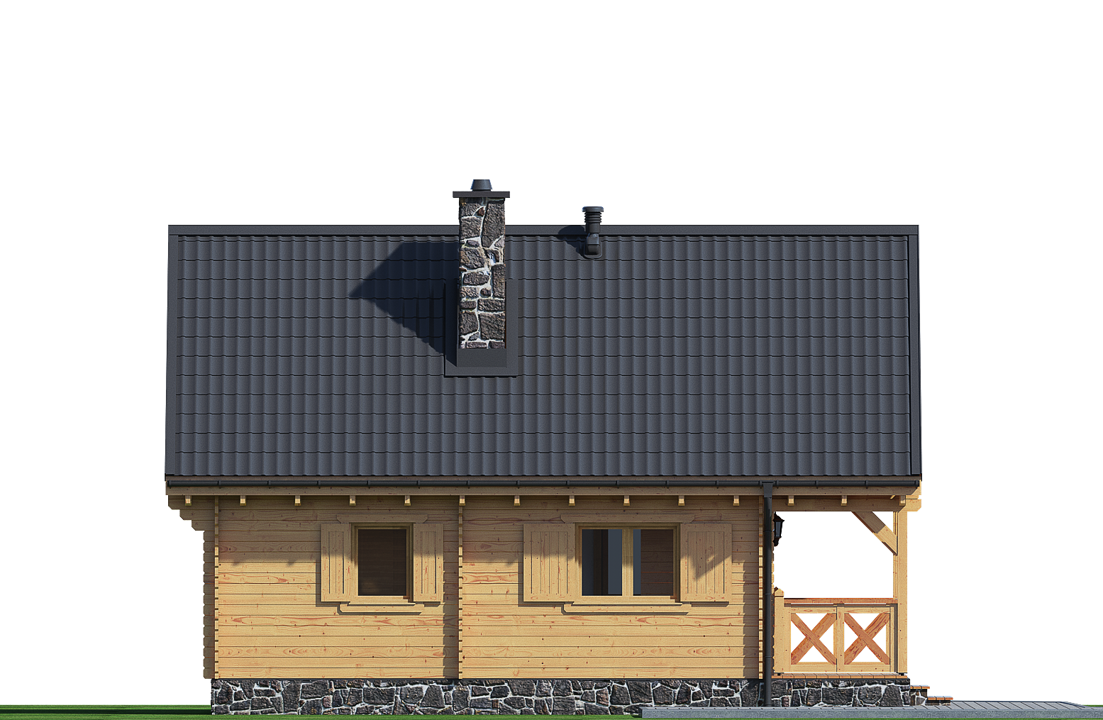 domek letniskowy Dawid rzut (1)